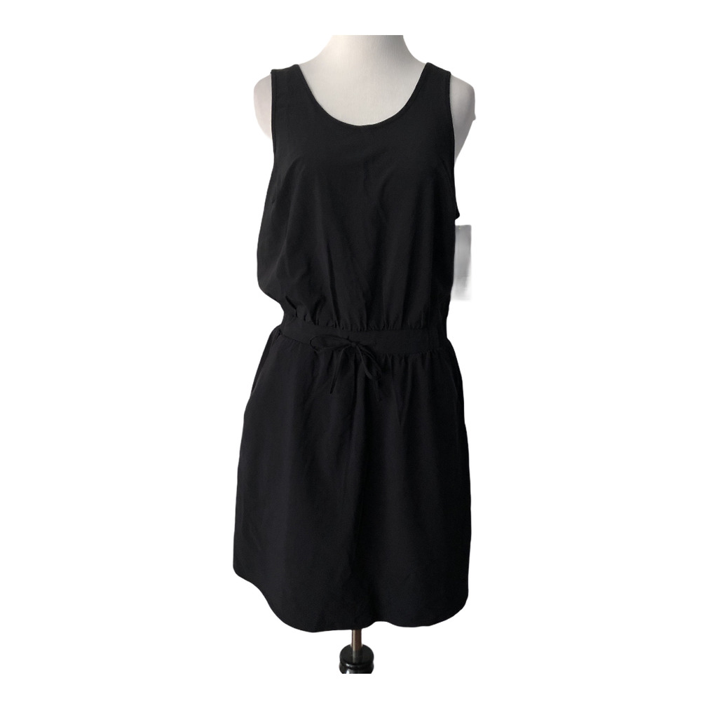 All in Motion M Black Dress Travel Pockets NWT